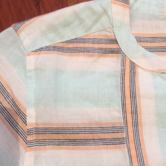 IZOD tunic striped linen cotton size S - Picture 4 of 7